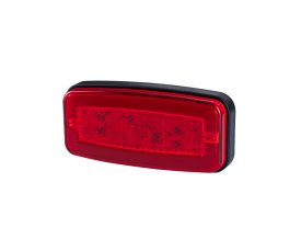 LD 2763 Габаритно-контурный фонарь NEON HOR 116 24 LED с отражателем красный   2функции: позиционный зад/светоотражатель 52763